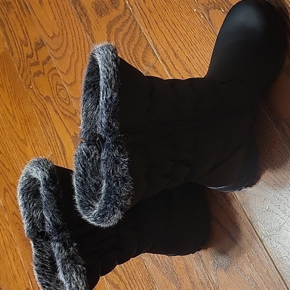 Totes Size 8W Black Boots
